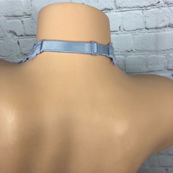 VS Pink Lightly Lined Lace Bralette Gray - Picture 5 of 6